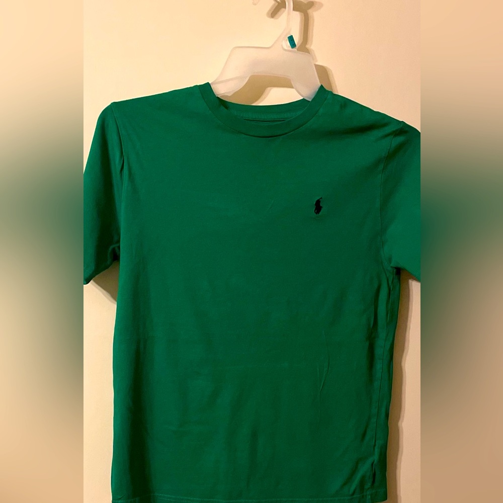 💙Boys Ralph Lauren Polo Shirt. Green. Size L (14/16) worn once. Excellent💙 - Picture 2 of 5